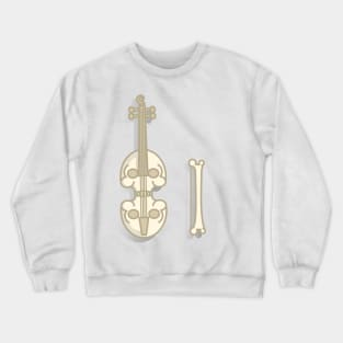 Skull violin Crewneck Sweatshirt